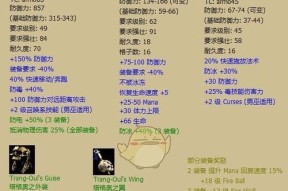 《暗黑破坏神2》刺客套装装备解析（剖析游戏中最为经典的刺客装备）