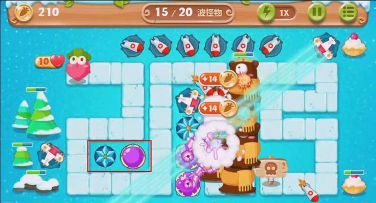 《保卫萝卜2》游戏极地第107关过关攻略（攻略分享）  第3张