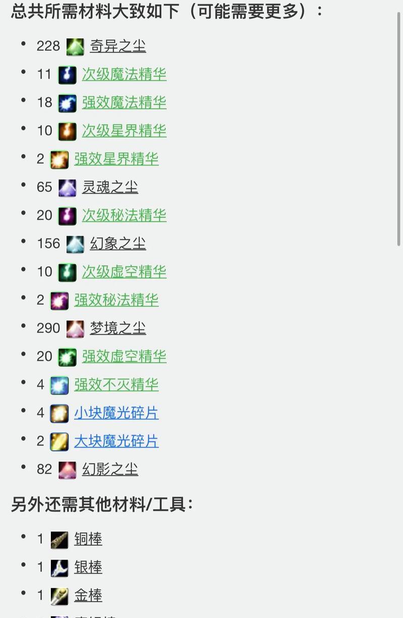 魔兽世界中武器附魔幻化如何获得？步骤是什么？  第2张