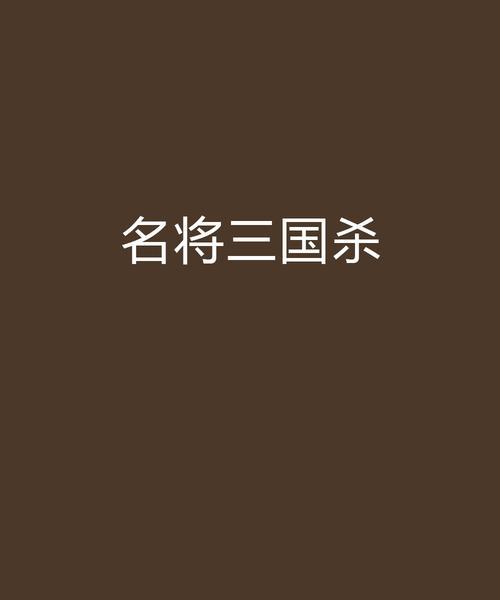 和奶奶打三国杀的小说名称是什么？  第3张