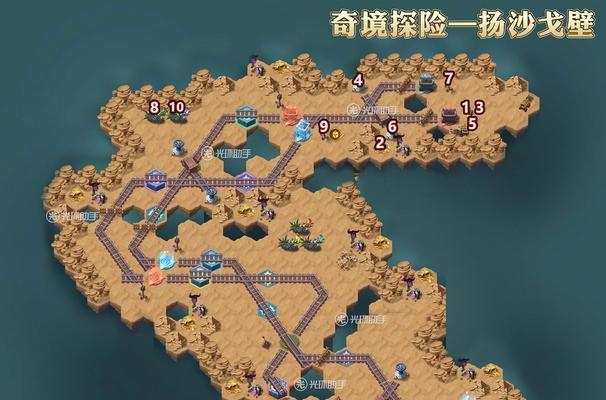 日月沙漠的路线图是怎样的？有哪些隐藏要素？  第1张