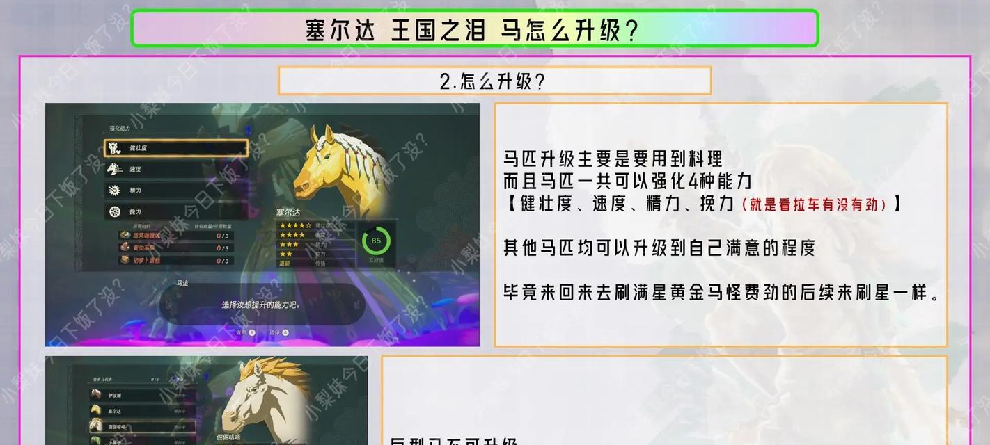 马匹升级方法有哪些？  第2张