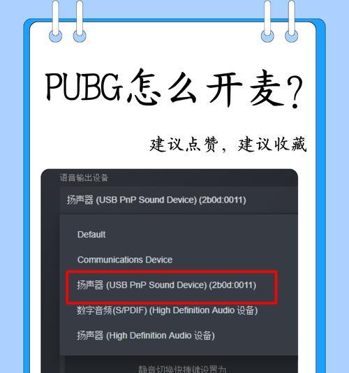 绝地求生中如何进行语音交流？  第2张