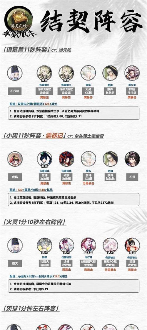 阴阳师契灵组队体力怎么获得？有效获取体力的方法是什么？  第2张