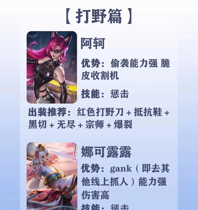 《王者荣耀》中快速打野英雄的技巧是什么？  第3张