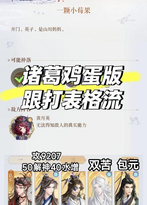 鸿之下SP黄月英技能介绍（成为顶尖策略家的关键——黄月英技能全面解析）  第1张
