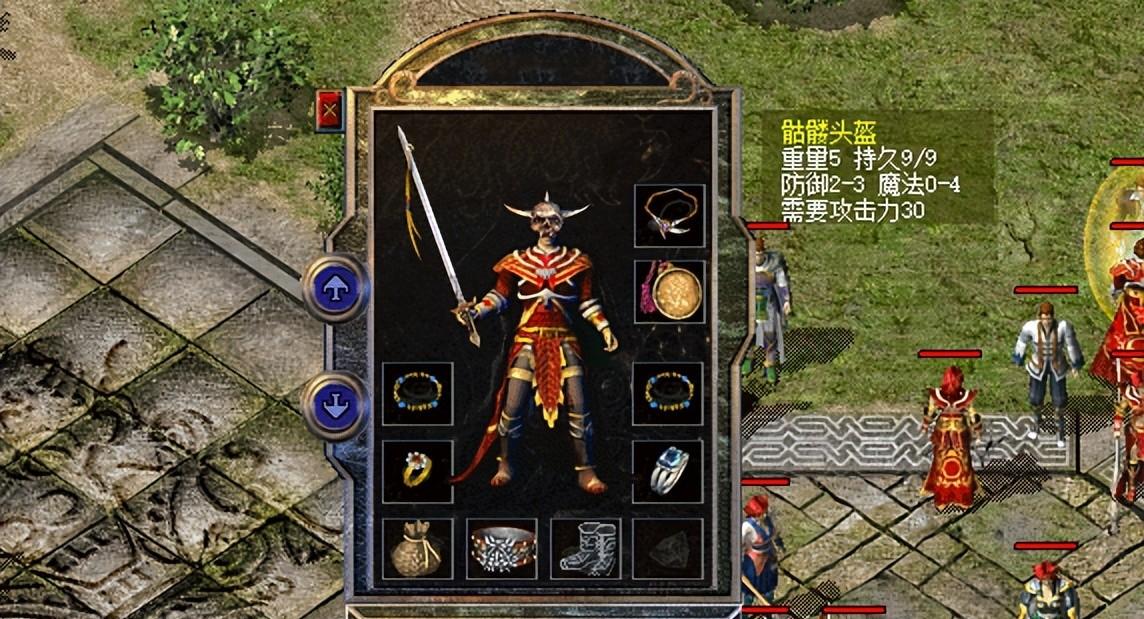 热血传奇：三大服务器高魔骷髅头盔大赏，新百区最差，老区超星王  第4张