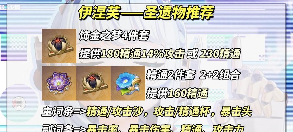 原神：伊涅芙培养攻略｜武器、圣遗物、配队、命座全解  第7张