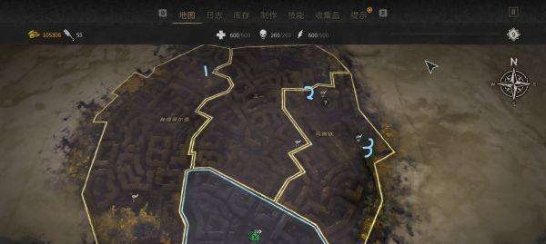 《消逝的光芒2》游戏土匪营地位置标记说明（探索游戏世界的隐藏之地）  第3张