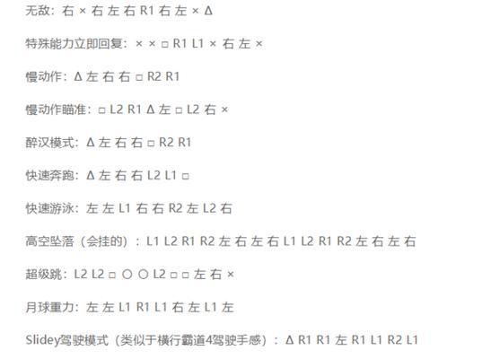 《侠盗飞车5》游戏作弊码秘籍大揭秘（玩转《侠盗飞车5》）  第1张