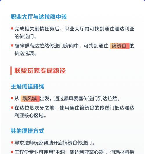 部落角色前往潘达利亚的路线？  第3张