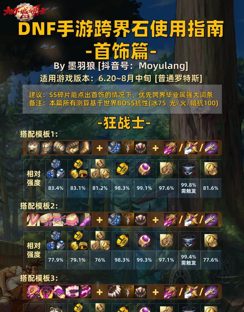 《DNF跨界石的威力与用途详解》（开启跨界时代的神奇道具——DNF跨界石）  第1张